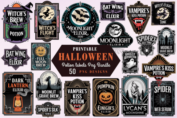Download Printable Halloween Potion Label Sublima - Premium Resources