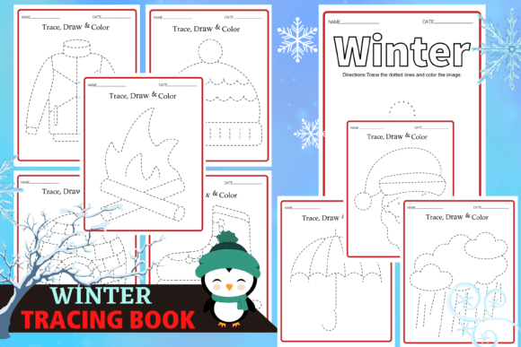 Download Winter and Christmas Tracing and Drawing - Drawing Collection