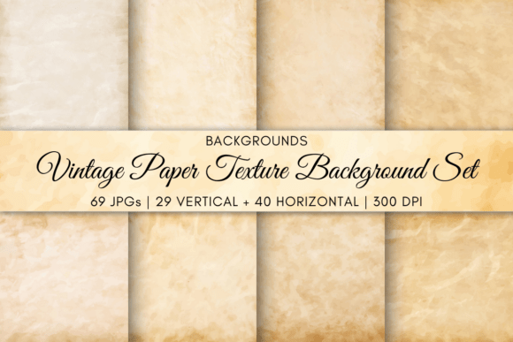 Download Vintage Paper Texture Background Set - Premium Bundle
