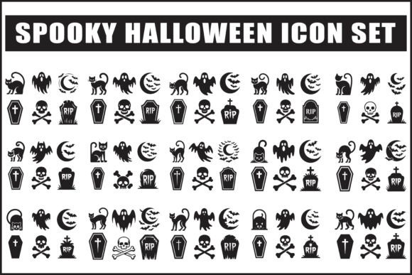 Download Spooky Halloween Icon Clipart Bundle - Premium Bundle